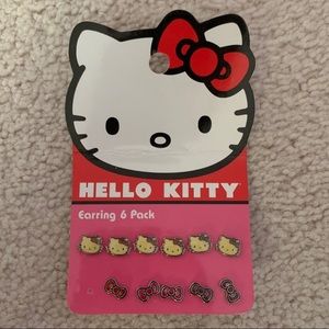 Loungefly Hello Kitty Stud Earrings - 6 Pairs